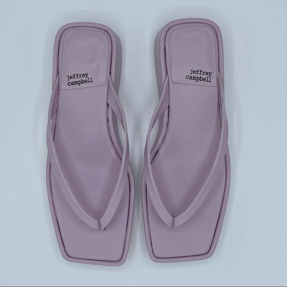Jeffrey Campbell Dusty Lilac Flavio Platform Flip Flop Sandal - Picture 4 of 15
